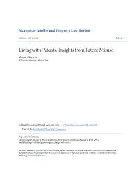 Insights from Patent Misuse Vincent Chiapetta Willamette University College of Law