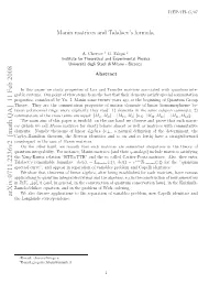 Manin Matrices and Talalaev's Formula