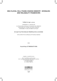 Multilevel-Cell Phase-Change Memory - Modeling and Reliability Framework