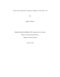 Not for the Uncommitted: the Alliance of Figurative Artists, 1969–1975 By