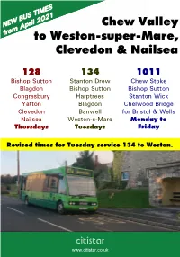 Service 128 from 15Th June 2020