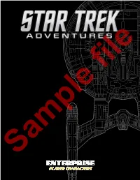 The Crew of Enterprise Nx-01 Load File Credits