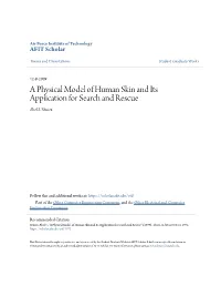 A Physical Model of Human Skin and Its Application for Search and Rescue Abel S
