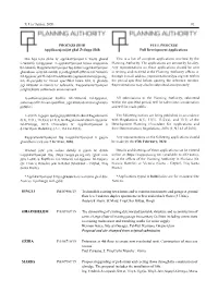 It-8 Ta' Jannar, 2020 81 This Is a List of Complete Applications Received by the Planning Authority. the Applications Are