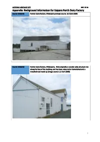 Kaipara North Dairy Factory Source Material: Former Dairy Factory, Whakapirau (((Image Source: Liz Clarkliz Clark 200920092009)))