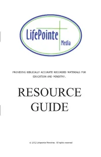 Resource Guide