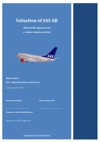 Valuation of SAS AB
