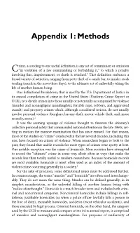 Appendix 1: Methods