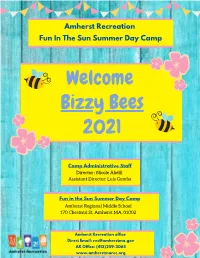BIZZY BEES 2021 FUN in the SUN Parent Packet