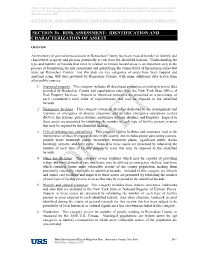 Risk Assessment: Asset Identification & Characterization