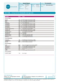 Sample Report TST