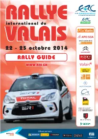 RALLY GUIDE « This Document Has No Regulatory Power – for Information Only »