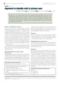 Approach to Infantile Colic in Primary Care