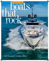How to Spend It Boating Edition