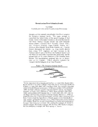 Reconstructing Proto-Sahaptian Sounds