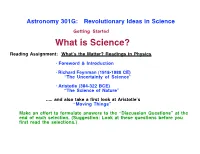A301G What Is Science?