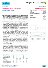 Al-Salam REIT : Mixed Outlook Ahead