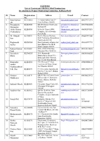 CGEWHO List of Contestants Who Have Filed Nominations for Election in Project Monitoring Committee Kolkata Ph-II