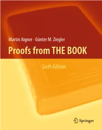 Proofs from the BOOK