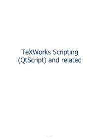 (Qtscript) and Related