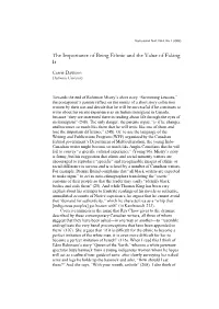 The Importance of Being Ethnic and the Value of Faking It