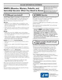 Vaccine Information Statement