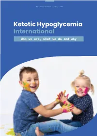 What Is Ketotic Hypoglycemia?