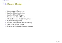 11. Kernel Design 11