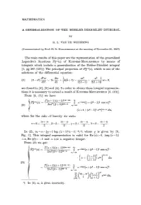 A Generalization of the Mehler-Dirichlet Integral