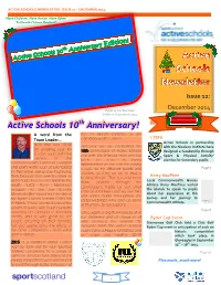 Active Schools 10 Anniversary!