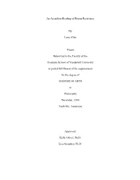 An Arendtian Reading of Prison Resistance by Lana Allen Thesis
