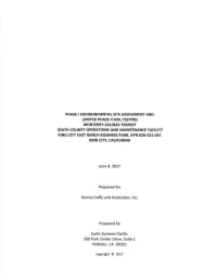 Attachment 6. Phase I