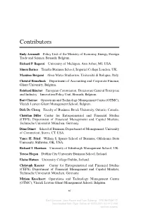 Contributors