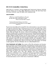 Course Syllabus