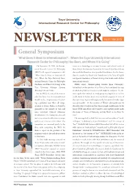 General Symposium