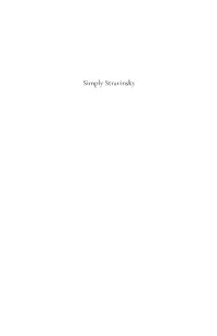 Simply Stravinsky