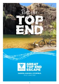19–27 June 2021 Darwin, Kakadu, Litchfield