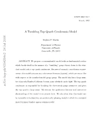 A Tumbling Top-Quark Condensate Model