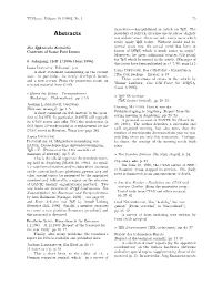 Abstracts President of DANTE Criticizes the Article As ‘Slightly out of Date’ Since “There Are Only Rarely Users Which Really Apply TEX Today