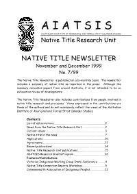 AIATSIS Research Grants Program
