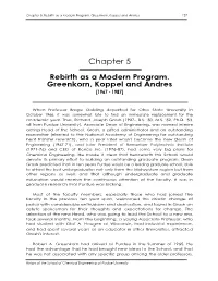 Chapter 5 — Rebirth As a Modern Program. Greenkorn, Koppel And