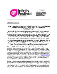 IF Press Release: October 23, 2020