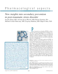 New Insights Into Secondary Prevention in Post-Traumatic Stress