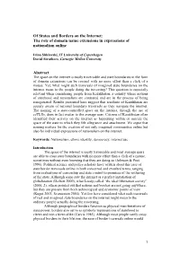 Of States and Borders on the Internet: the Role of Domain Name Extensions in Expressions of Nationalism Online
