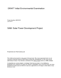Solar Power Development Project