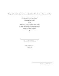 Design and Construction of a 6 Bar Kinematic Quick Return Device for Use As a Demonstration Tool