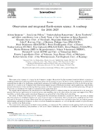 Observation and Integrated Earth-System Science: a Roadmap for 2016Â€“2025