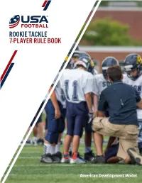 Rookie Tackle 7-Player Rule Book