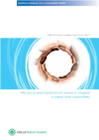 Why Procurement Professionals Should Be Engaged in Supply Chain