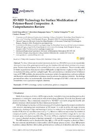 3D-MID Technology for Surface Modification of Polymer